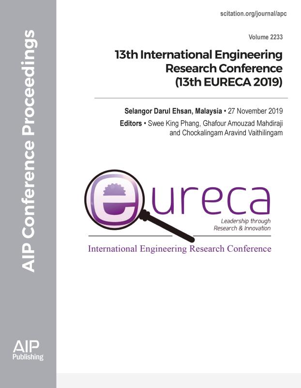 Cover of Volume 2233: 13th International Engineering Research Conference (13th EURECA 2019)