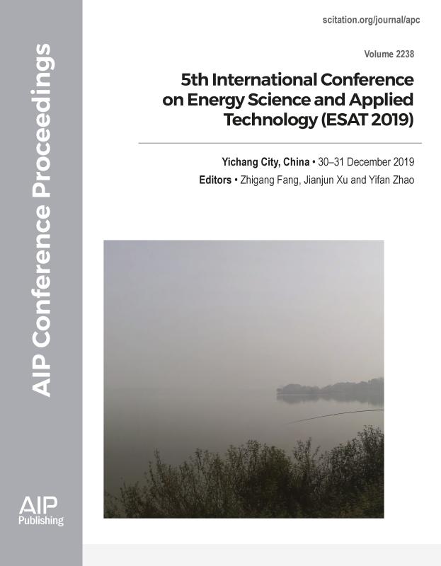 Cover of Volume 2238: 5th International Conference on Energy Science and Applied Technology (ESAT 2019) 