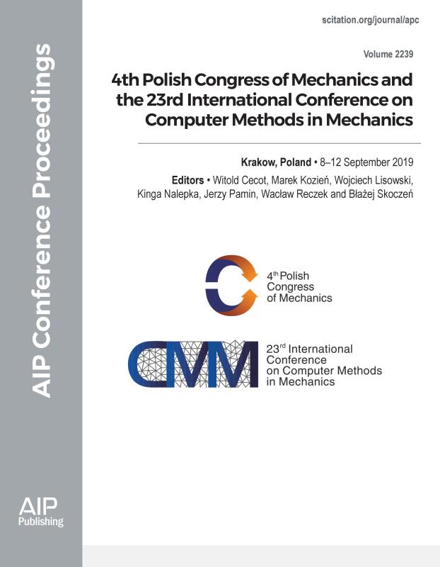 Cover of Volume 2239: 4th Polish Congress of Mechanics and the 23rd International Conference on Computer Methods in Mechanics