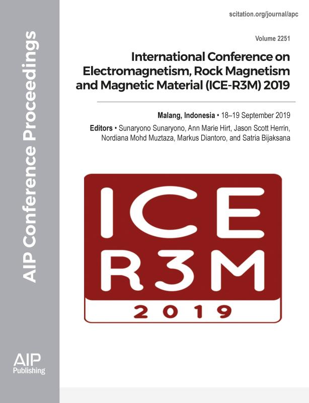 Cover of Volume 2251: International Conference on Electromagnetism, Rock Magnetism and Magnetic Material (ICE-R3M) 2019