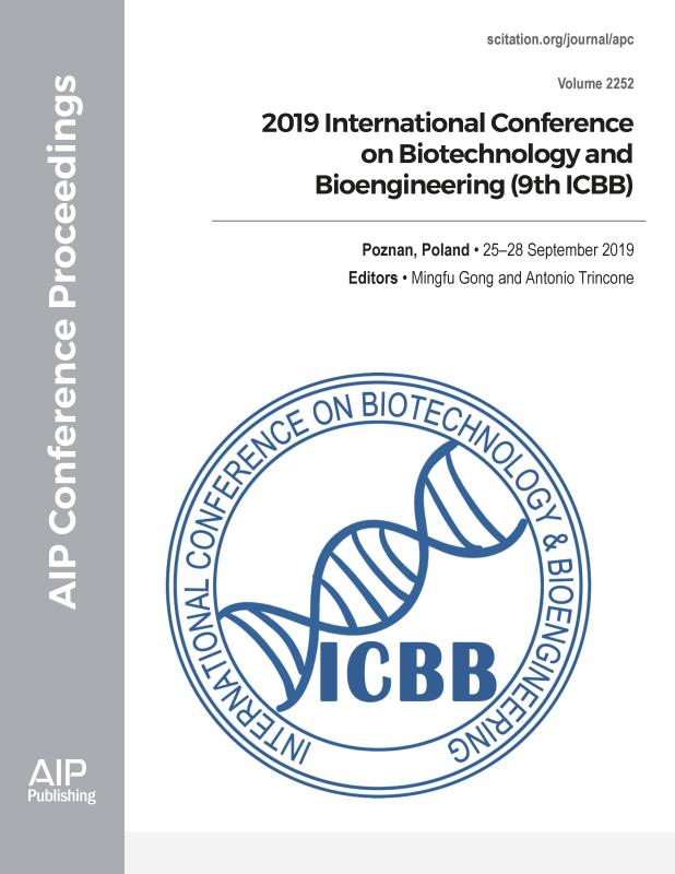 Cover of Volume 2252: 2019 International Conference on Biotechnology and Bioengineering (9th ICBB)