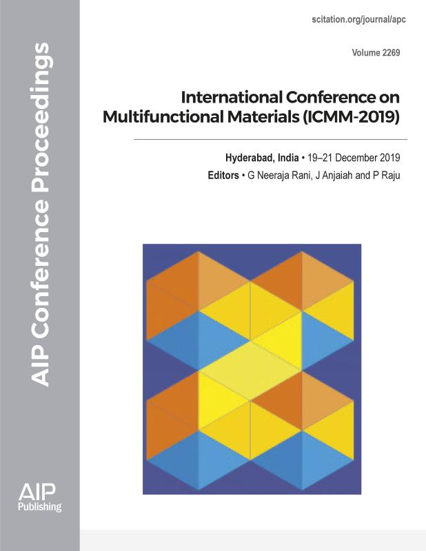 Cover of Volume 2269: International Conference on Multifunctional Materials (ICMM-2019)
