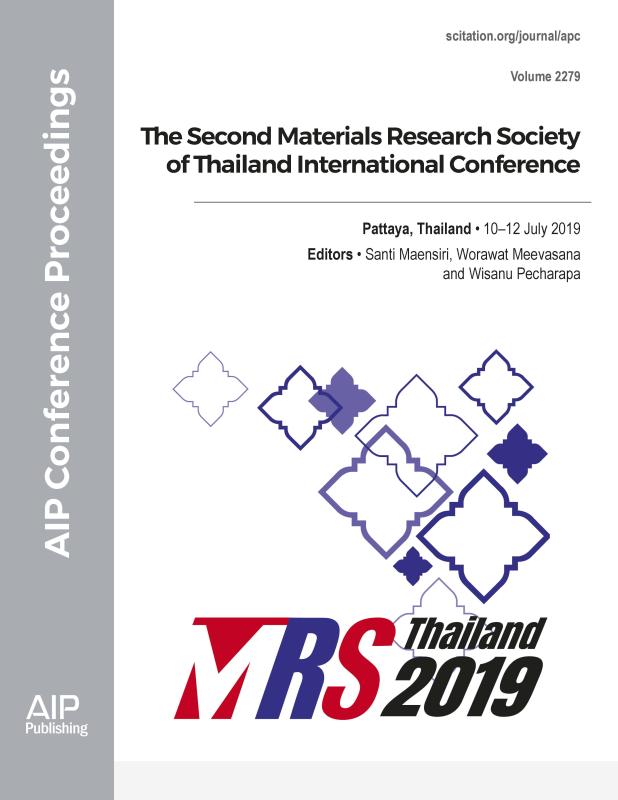 Cover of Volume 2279: The Second Materials Research Society of Thailand International Conference