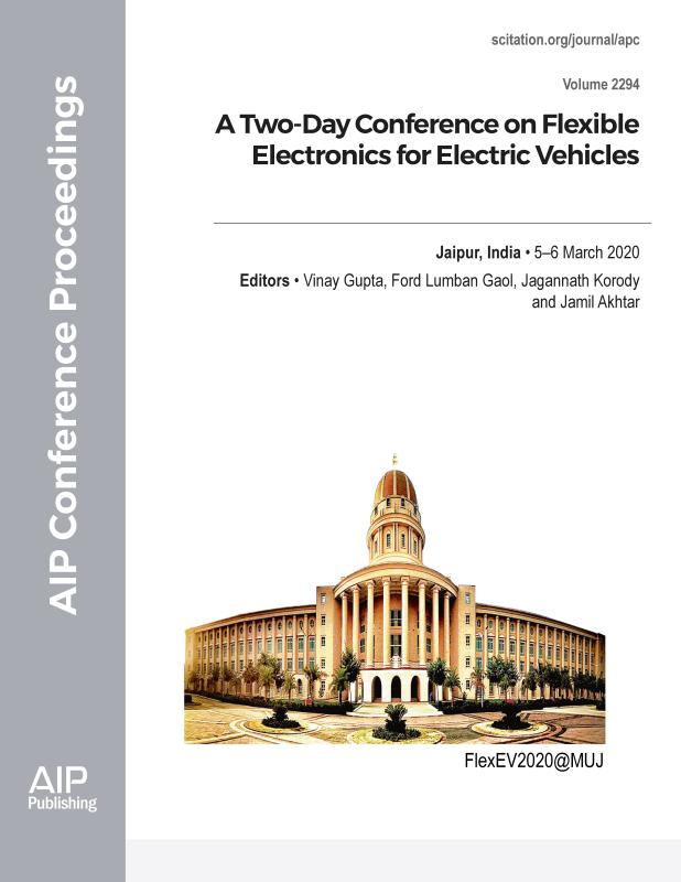 Cover of Volume 2294: A Two-Day Conference on Flexible Electronics for Electric Vehicles  