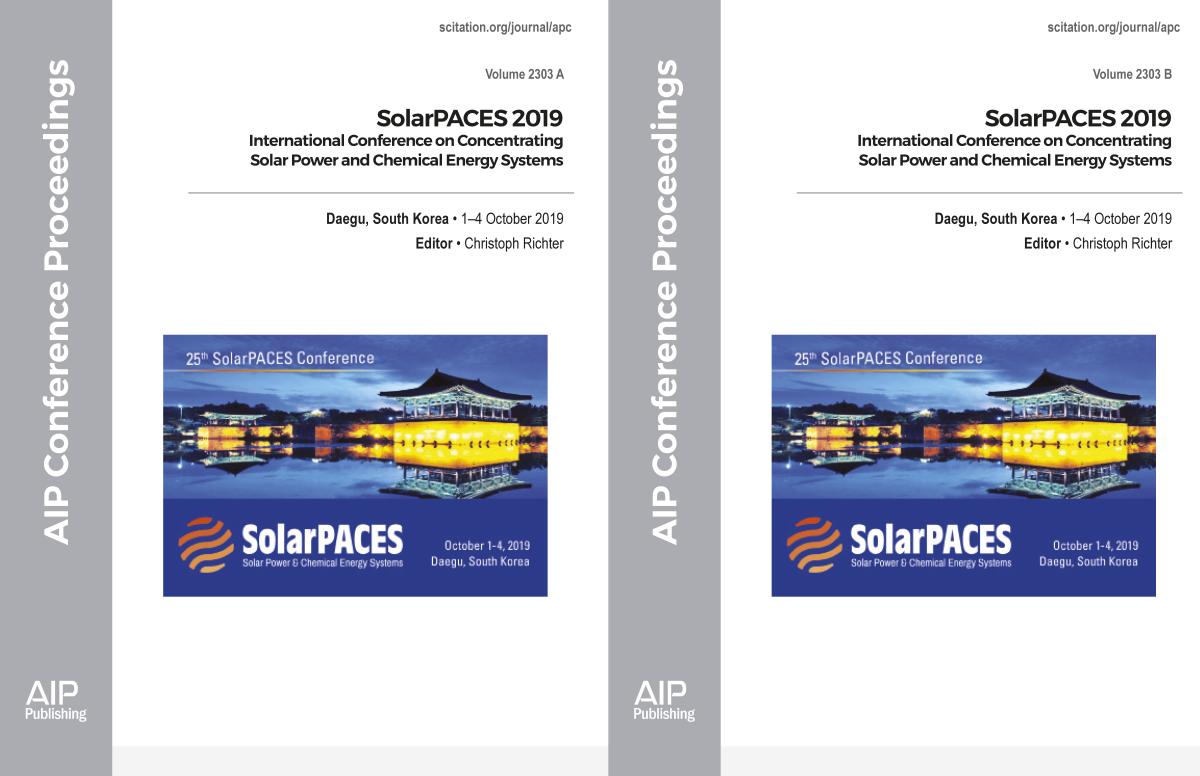 Cover of Volume 2303: SolarPACES 2019