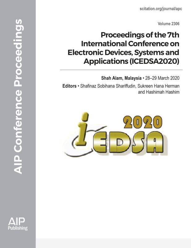Cover of Volume 2306: Proceedings of the 7th International Conference on Electronic Devices, Systems and Applications (ICEDSA2020)
