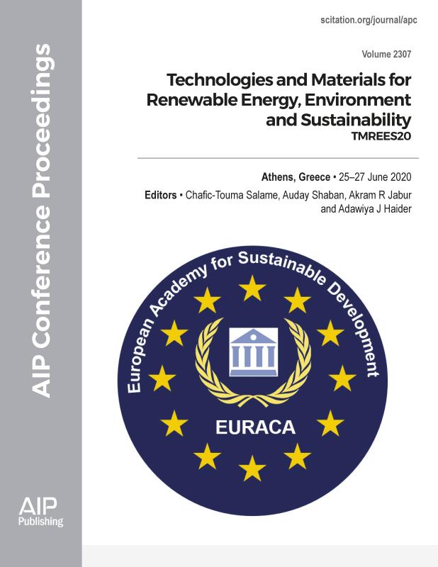 Cover of Volume 2307: Technologies and Materials for Renewable Energy, Environment and Sustainability