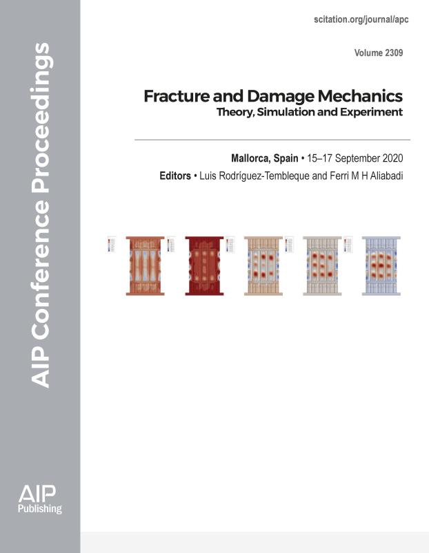 Cover of Volume 2309: Fracture and Damage Mechanics: Theory, Simulation and Experiment