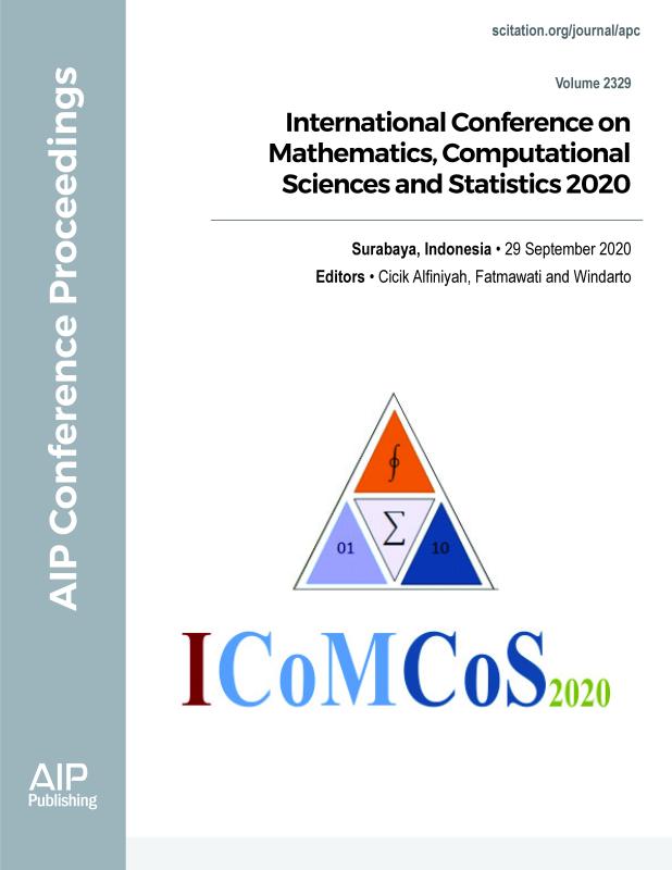 Cover of Volume 2329: International Conferenceon Mathematics, Computational Sciences and Statistics 2020