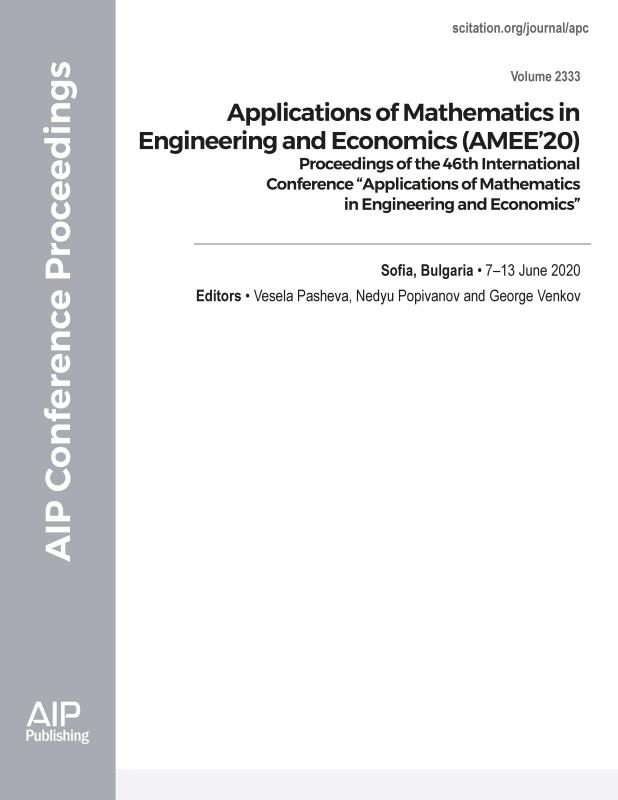 Cover of Volume 2333: Applications of Mathematics in Engineering and Economics (AMEE20)