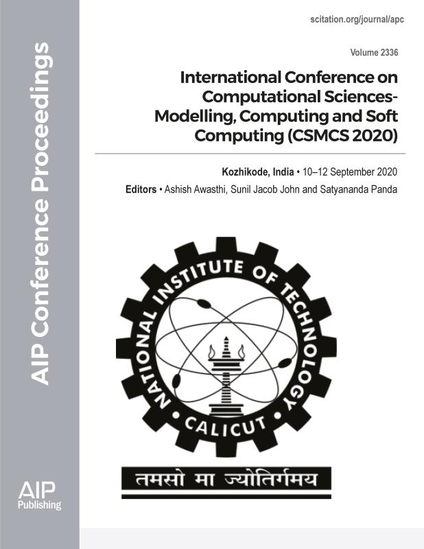 Cover of Volume 2336: International Conference on Computational Sciences-Modelling, Computing and Soft Computing (CSMCS 2020)