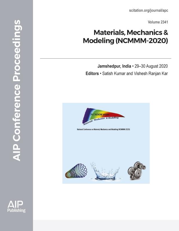 Cover of Volume 2341: Materials, Mechanics & Modeling (NCMMM-2020)