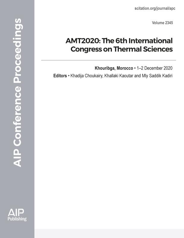 Cover of Volume 2345: AMT2020: The 6th International Congress on Thermal Sciences