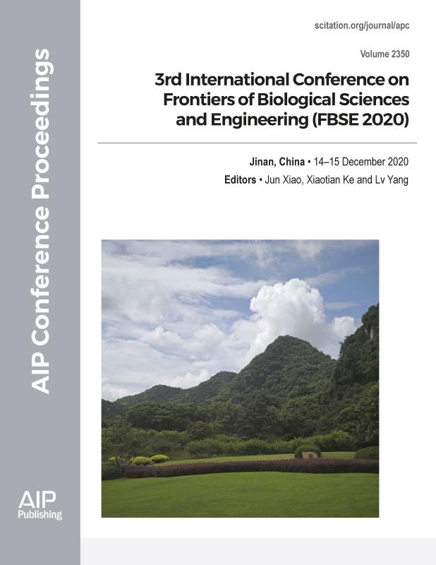 Cover of Volume 2350: 3rd International Conference on Frontiers of Biological Sciences and Engineering (FBSE 2020)