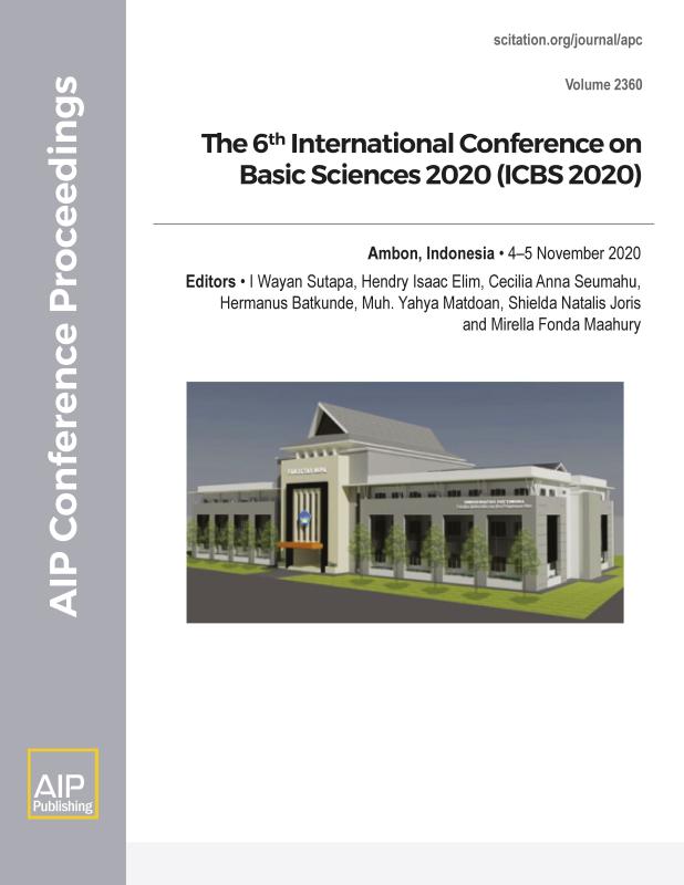 Cover of Volume 2360: The 6th International Conference on Basic Sciences 2020 (ICBS 2020)