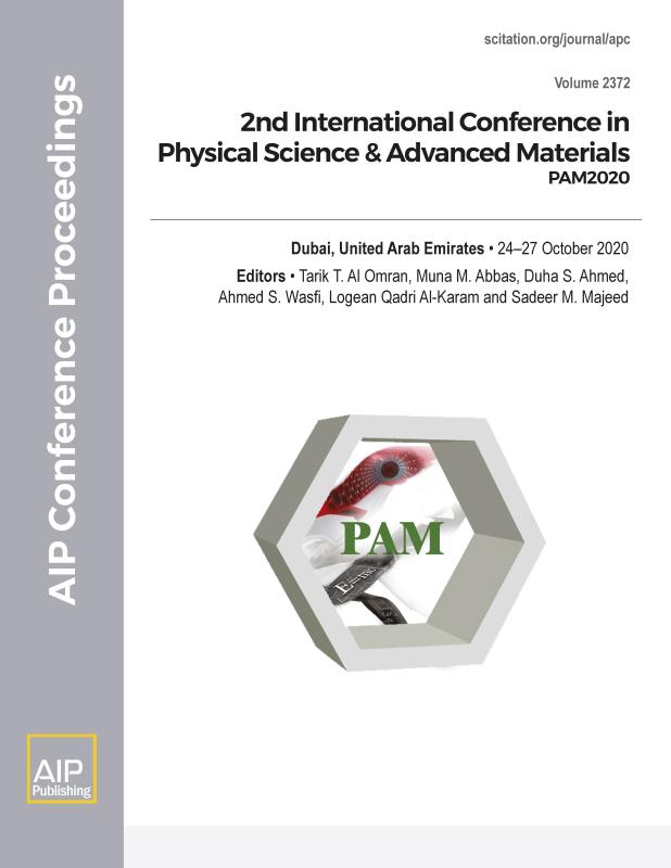 Cover of Volume 2372: 2nd International Conference in Physical Science & Advanced Materials 