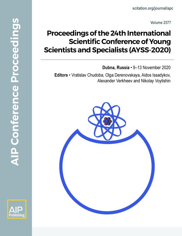 Cover of Volume 2377: Proceedings of the 24th International Scientific Conference of Young Scientists and Specialists (AYSS-2020)