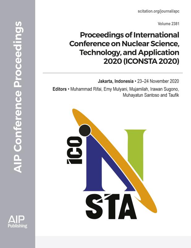 Cover of Volume 2381: Proceedings of International Conference on Nuclear Science, Technology, and Application 2020 (ICONSTA 2020)