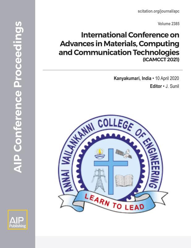 Cover of Volume 2385: International Conference on Advances in Materials, Computing and Communication Technologies