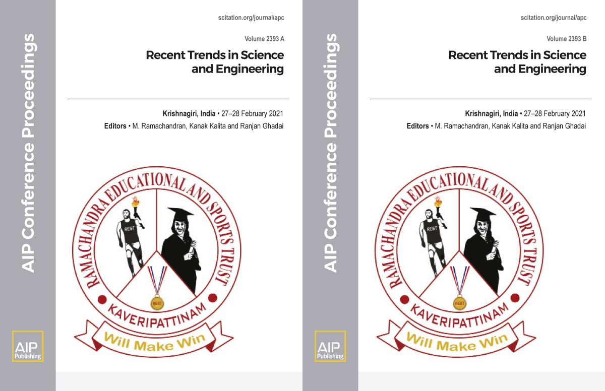 Cover of Volume 2393: Recent Trends in Science and Engineering