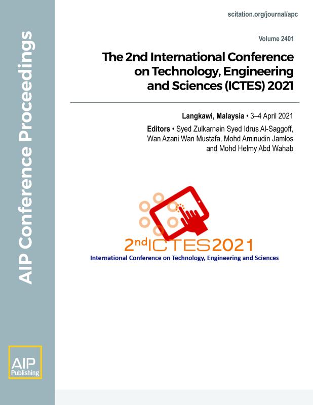 Cover of Volume 2401: The 2nd International Conference on Technology, Engineering and Sciences (ICTES) 2021