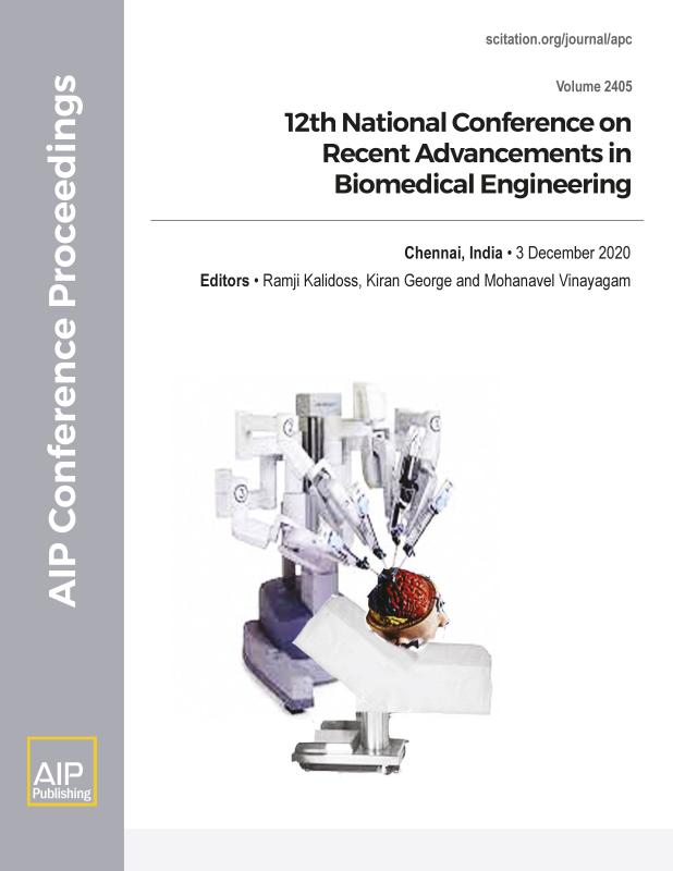 Cover of Volume 2405: 12th National Conference on Recent Advancements in Biomedical Engineering