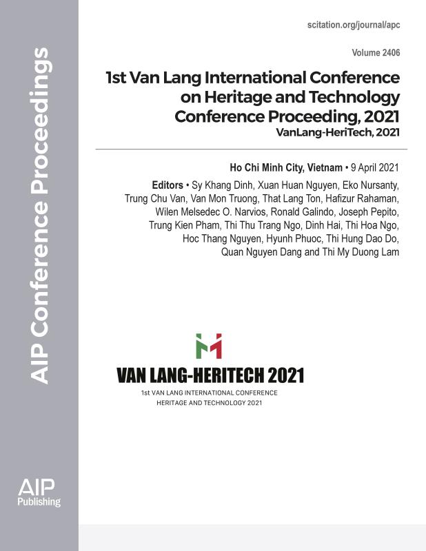 Cover of Volume 2406: 1st Van Lang International Conference on Heritage and Technology Conference Proceeding, 2021