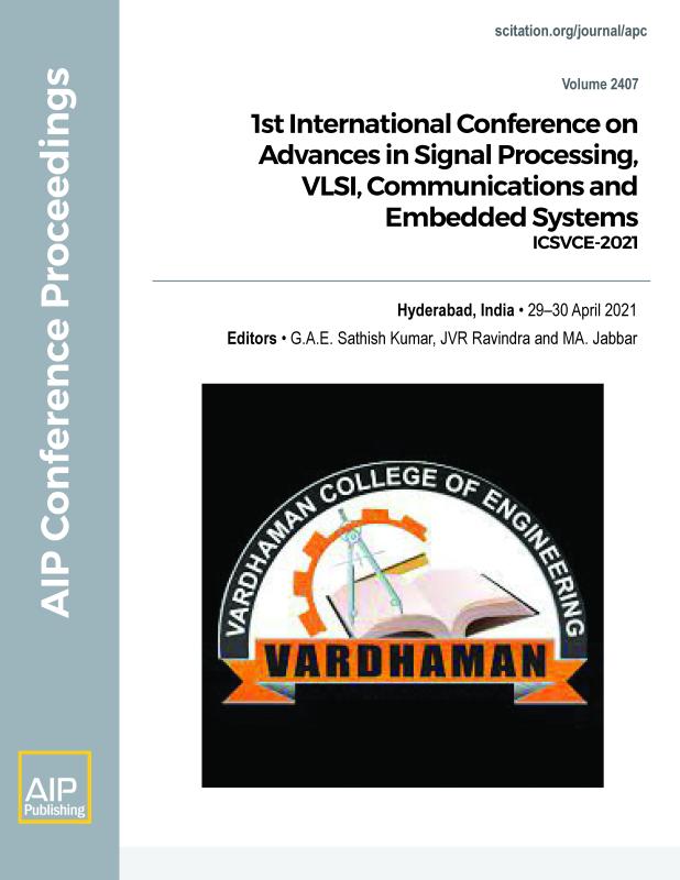 Cover of Volume 2407: 1st International Conference on Advances in Signal Processing, VLSI, Communications and Embedded Systems
