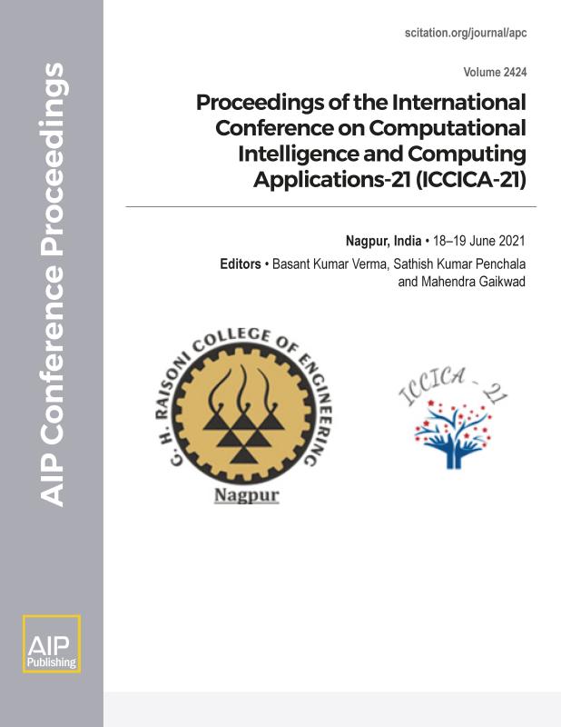 Cover of Volume 2424: Proceedings of the International Conference on Computational Intelligence and Computing Applications -21 (ICCICA-21)