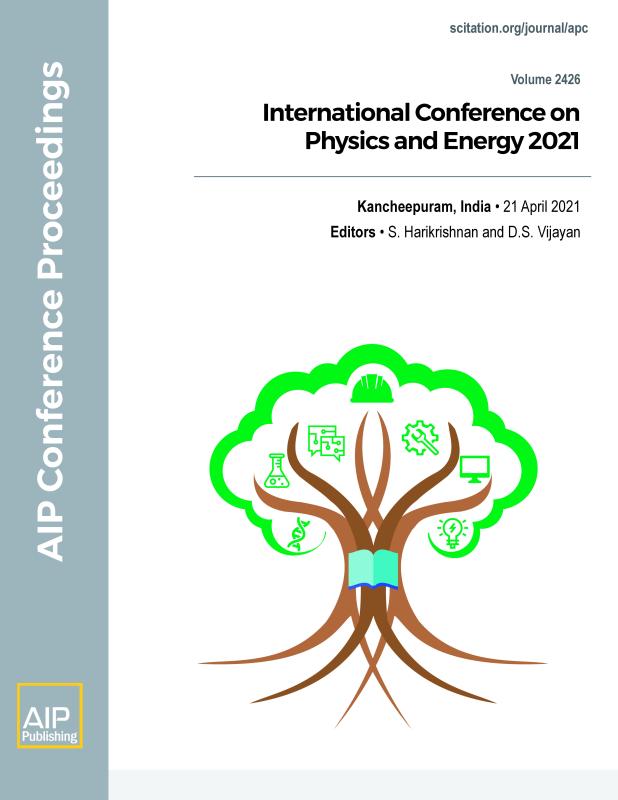 Cover of Volume 2426: International Conference on Physics and Energy 2021