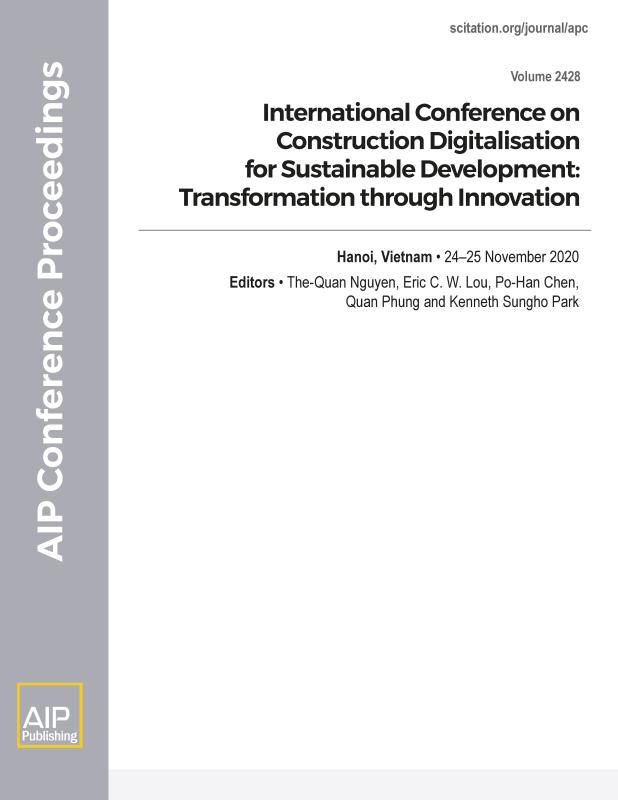 Cover of Volume 2428: International Conference on Construction Digitalisation for Sustainable Development: Transformation through Innovation