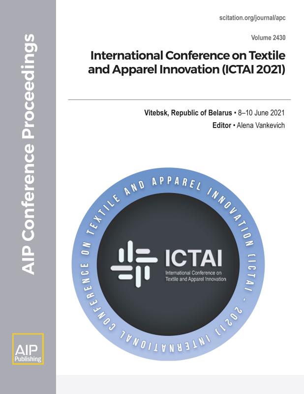 Cover of Volume 2430: International Conference on Textile and Apparel Innovation (ICTAI 2021)