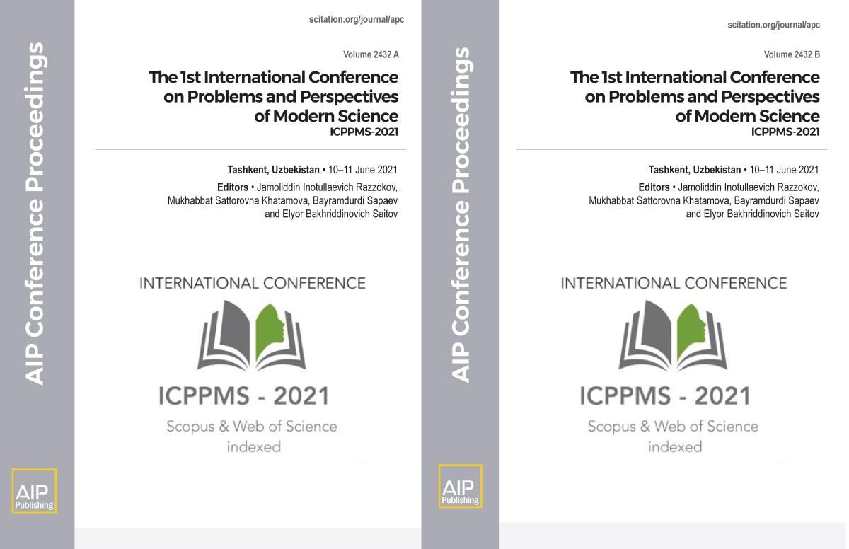 Cover of Volume 2432: The 1st International Conference on Problems and Perspectives of Modern Science