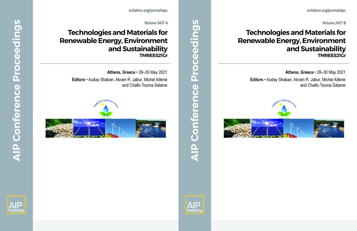 Cover of Volume 2437: Technologies and Materials for Renewable Energy, Environment and Sustainability