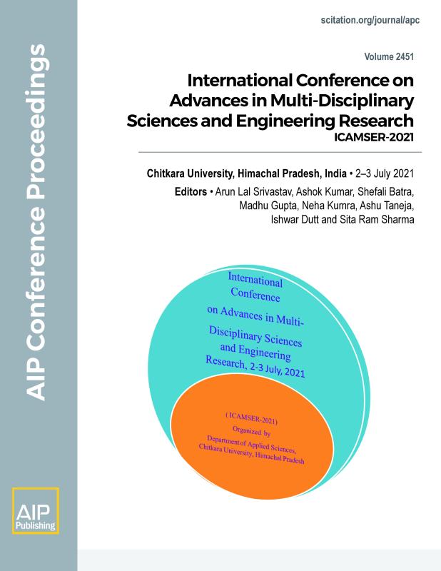 Cover of Volume 2451: International Conference on Advances in Multi-Disciplinary Sciences and Engineering Research