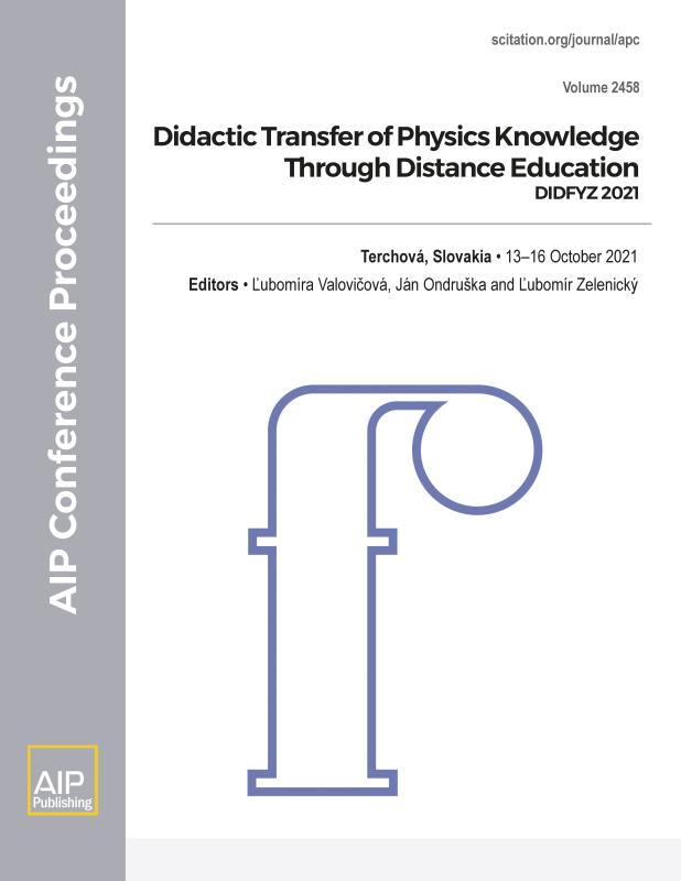 Cover of Volume 2458: Didactic Transfer of Physics Knowledge Through Distance Education