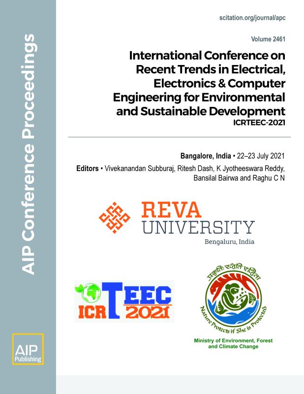 Cover of Volume 2461: International Conference on Recent Trends in Electrical, Electronics & Computer Engineering for Environmental and Sustainable Development