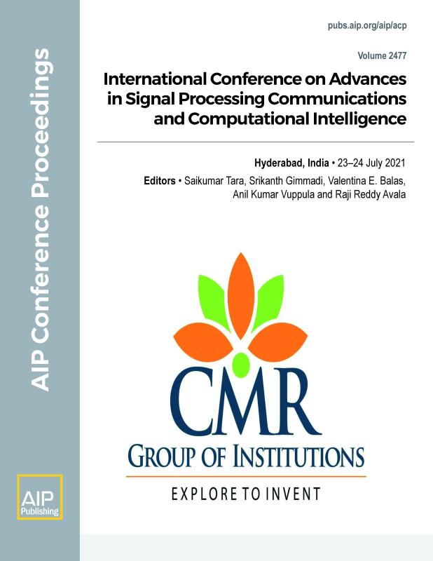 Cover of Volume 2477: International Conference on Advances in Signal Processing Communications and Computational Intelligence