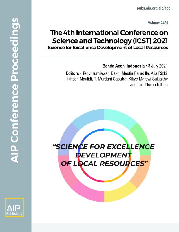 Cover of Volume 2480: The 4th International Conference on Science and Technology (ICST) 2021