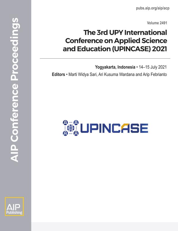 Cover of Volume 2491: The 3rd UPY International Conference on Applied Science and Education (UPINCASE) 2021