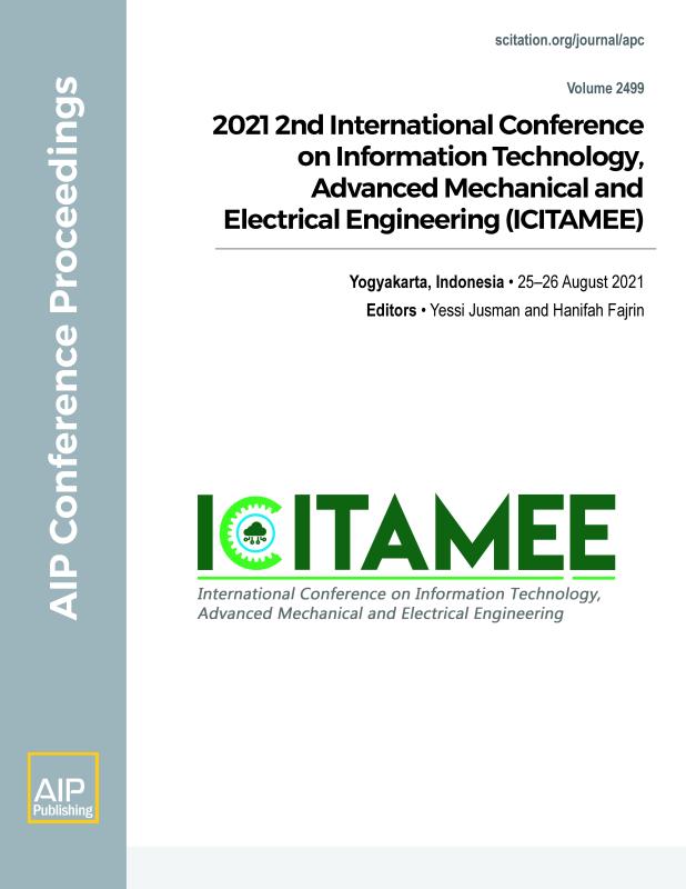 Cover of Volume 2499: 2021 2nd International Conference on Information Technology, Advanced Mechanical and Electrical Engineering (ICITAMEE)