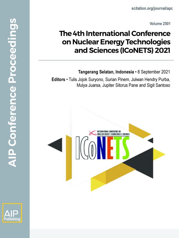 Cover of Volume 2501: The 4th International Conference on Nuclear Energy Technologies and Sciences (ICoNETS) 2021