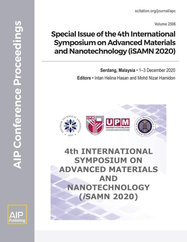 Cover of Volume 2506: Special Issue of the 4th International Symposium on Advanced Materials and Nanotechnology (iSAMN 2020)
