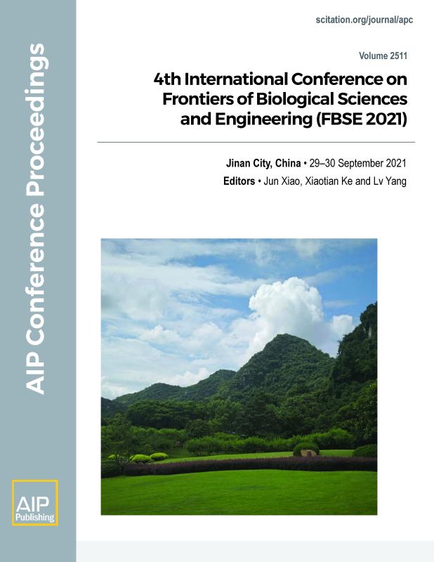 Cover of Volume 2511: 4th International Conference on Frontiers of Biological Sciences and Engineering (FBSE 2021)