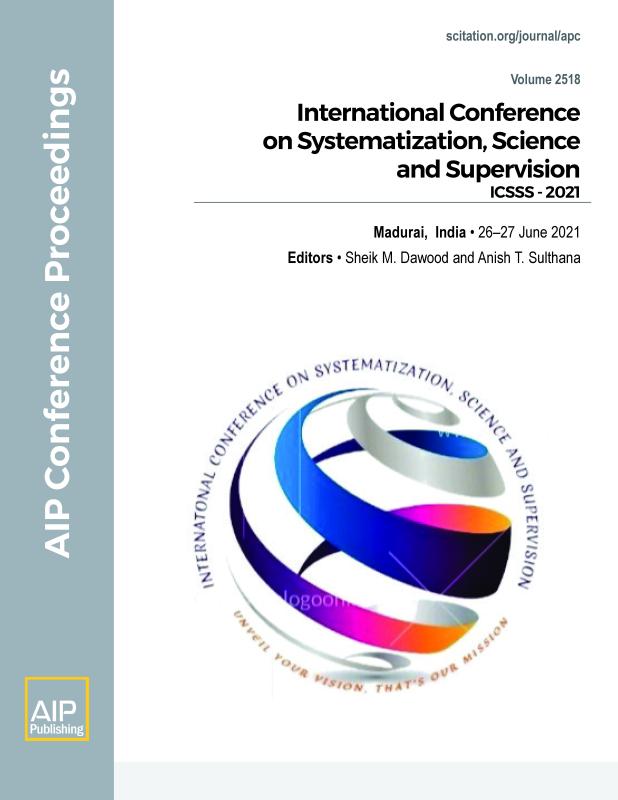 Cover of Volume 2518: International Conference on Systematization, Science and Supervision