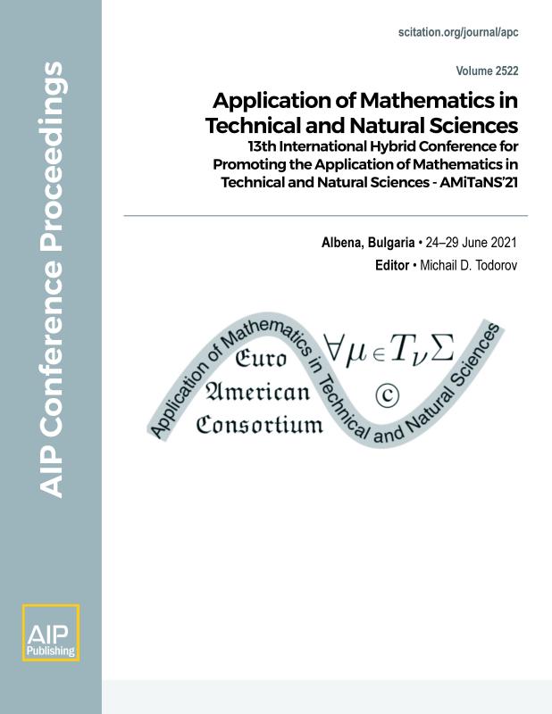 Cover of Volume 2522: Application of Mathematics in Technical and Natural Sciences 
