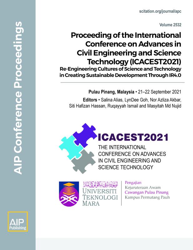 Cover of Volume 2532: Proceeding of the International Conference on Advances in Civil Engineering and Science Technology (ICACEST2021)