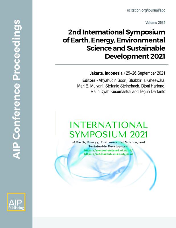 Cover of Volume 2534: 2nd International Symposium of Earth, Energy, Environmental Science and Sustainable Development 2021