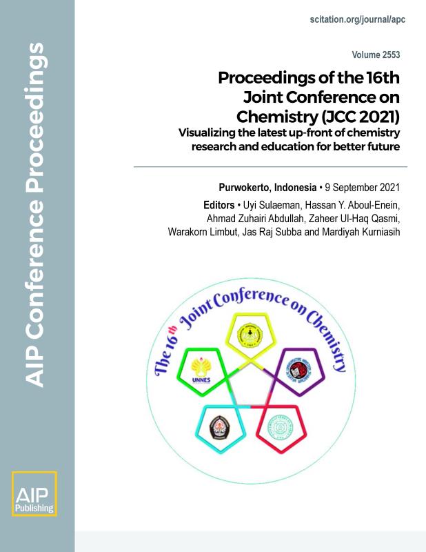 Cover of Volume 2553: Proceedings of the 16th Joint Conference on Chemistry (JCC 2021)