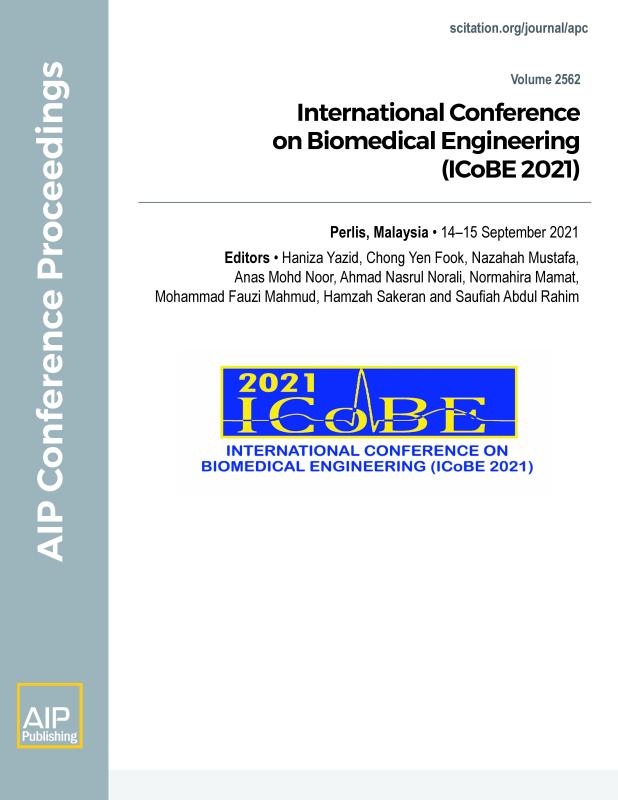 Cover of Volume 2562: International Conference on Biomedical Engineering (ICoBE 2021)